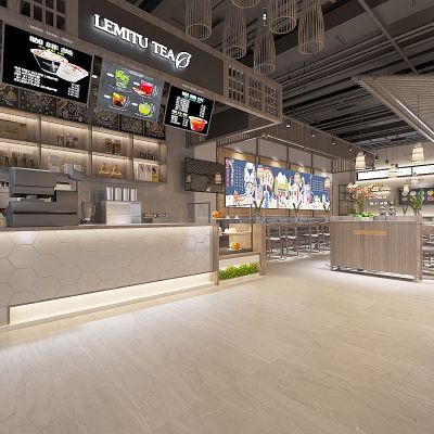 新中式餐厅，咖啡厅，餐厅前台，吧台，服务台，接待台，酒柜，餐边柜，餐桌卡座