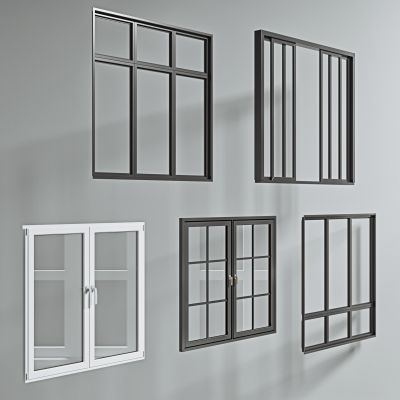 现代窗户组合