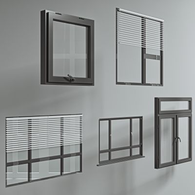 现代窗户组合