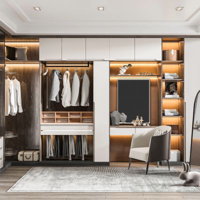 现代衣帽间