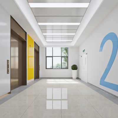 电梯厅，过道