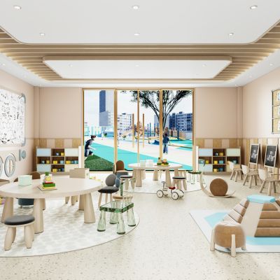 现代幼儿园活动室