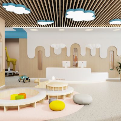 现代幼儿园前台