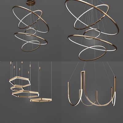 现代吊灯组合