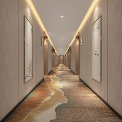 新中式酒店走廊