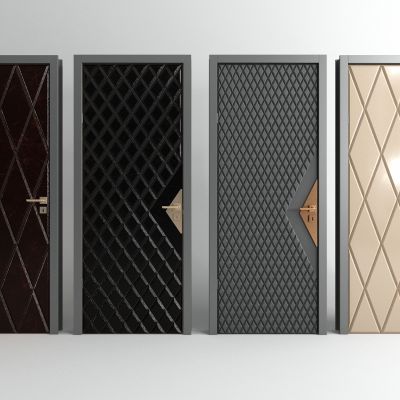 现代门组合 门