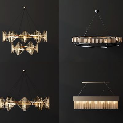 现代轻奢金属吊灯