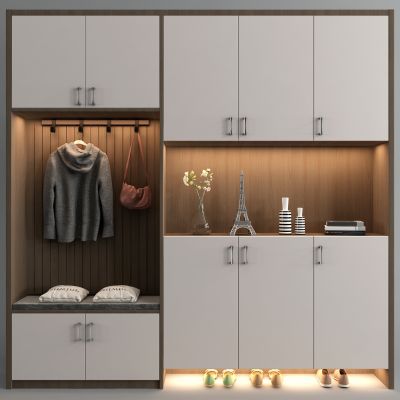 现代衣柜鞋柜