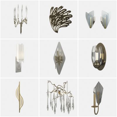 现代北欧壁灯合集