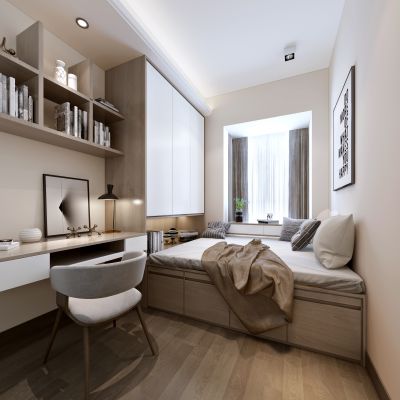 北欧榻榻米卧室