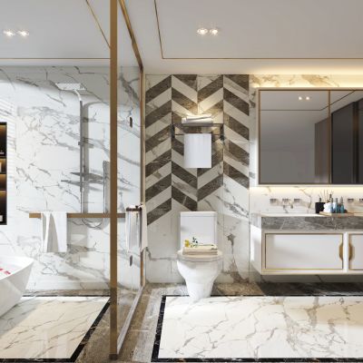 现代轻奢卫生间