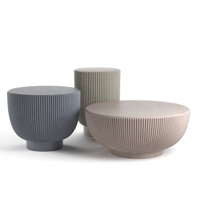 现代意大利Baxter小圆凳组合