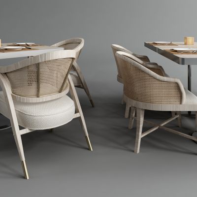 新中式桌椅组合