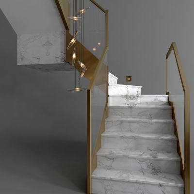 现代楼梯吊灯