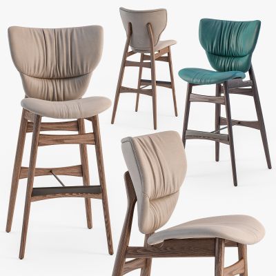 北欧实木吧台椅组合