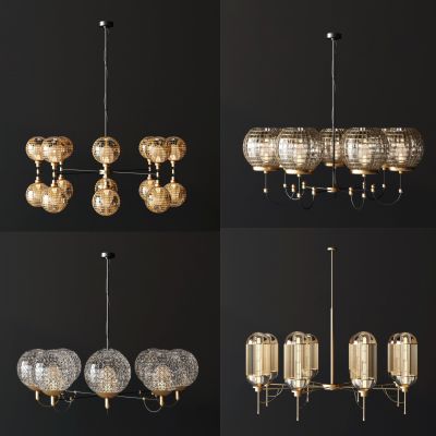 现代轻奢金属吊灯