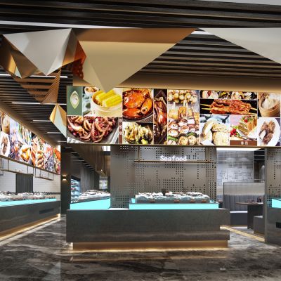 现代海鲜店