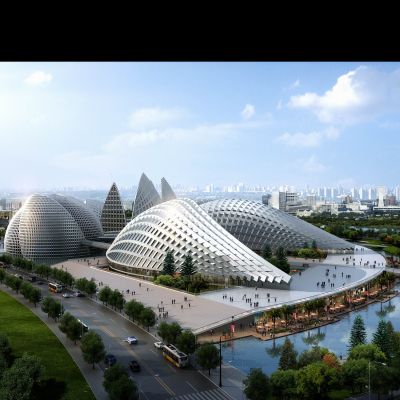 现代博物馆 现代展览馆 现代科技馆