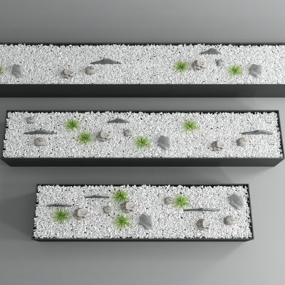 现代石头鹅卵石