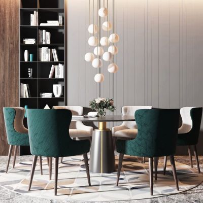 现代餐椅组合