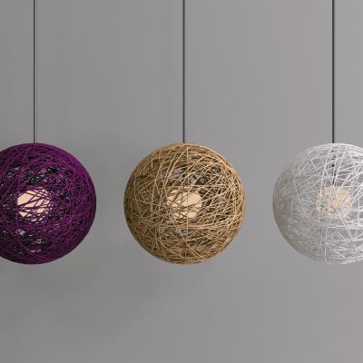 现代镂空球形吊灯