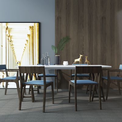 北欧餐桌椅  餐厅  装饰摆件