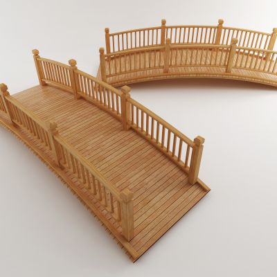 新中式木桥 拱桥