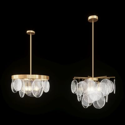 后现代轻奢玻璃吊灯