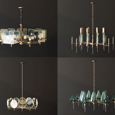 现代轻奢金属吊灯