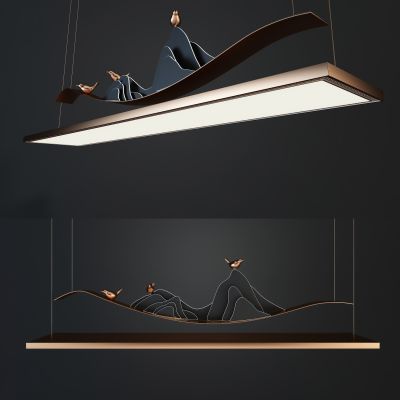 新中式金属吊灯