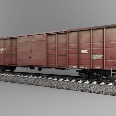 现代火车货箱