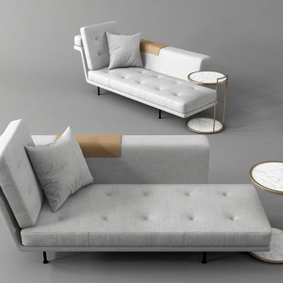 现代贵妃椅组合