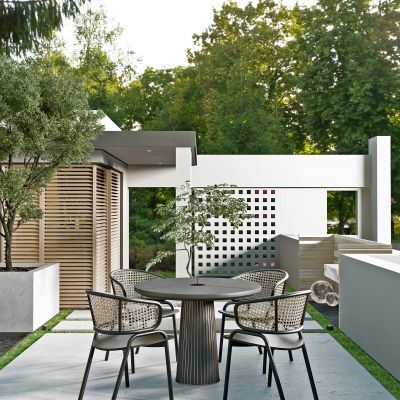 现代别墅庭院景观花园