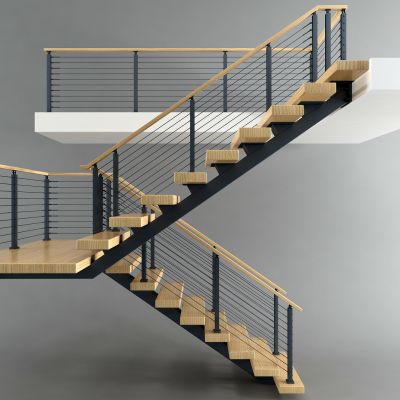 现代铁艺楼梯