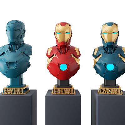 现代人物雕塑钢铁侠