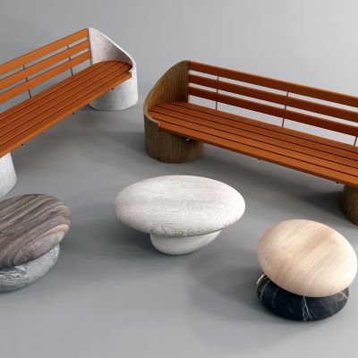 现代庭院排椅 公园椅