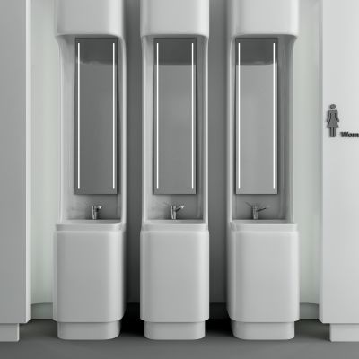 现代公共洗手间