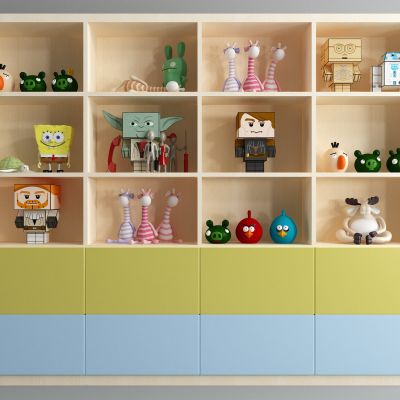 现代儿童玩具柜