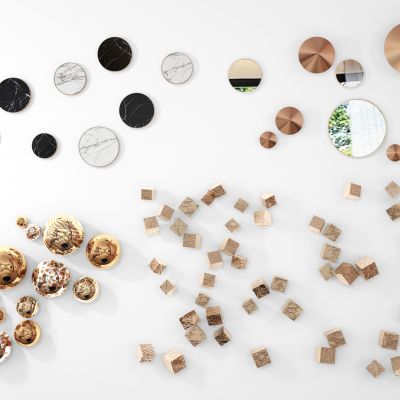 现代轻奢墙饰挂饰挂件组合