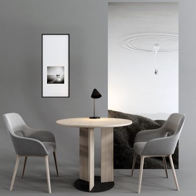 现代客房书桌椅