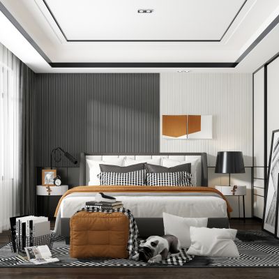 现代卧室