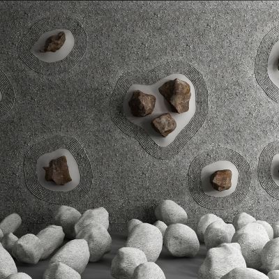 现代禅意石头摆件