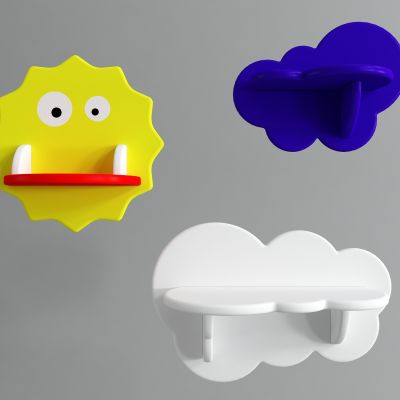 现代儿童装饰架