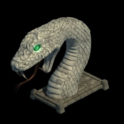 中式雕塑 雕像 雕刻 蛇 蛇雕塑 宝石