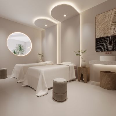 现代美容包间，spa包间，包间，美容会所