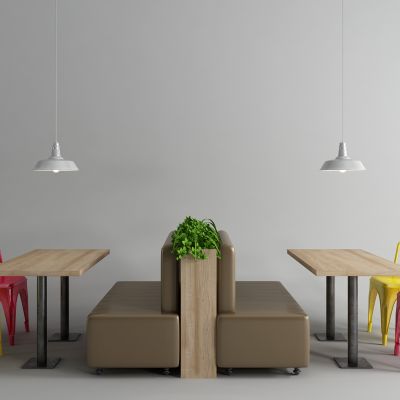 工业风卡座沙发组合