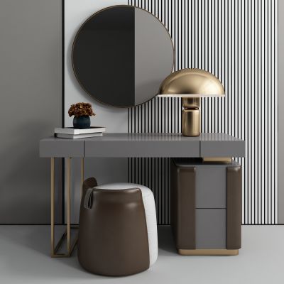 现代梳妆台墩子