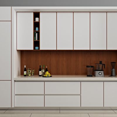 现代橱柜 茶水柜 吊柜