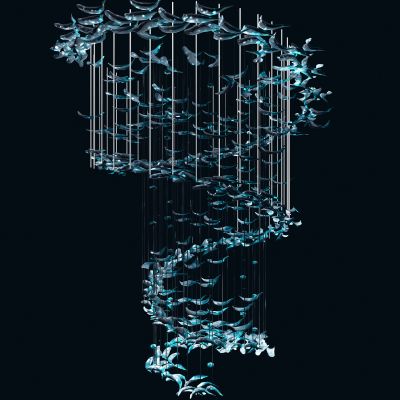 现代轻奢吊灯 灯具