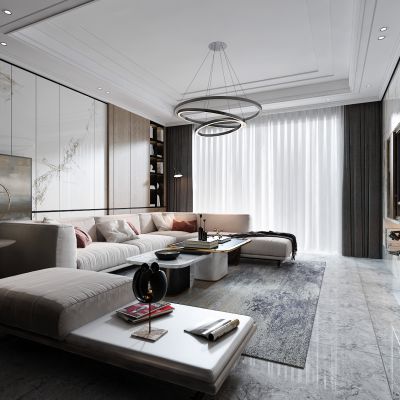 现代轻奢客厅
